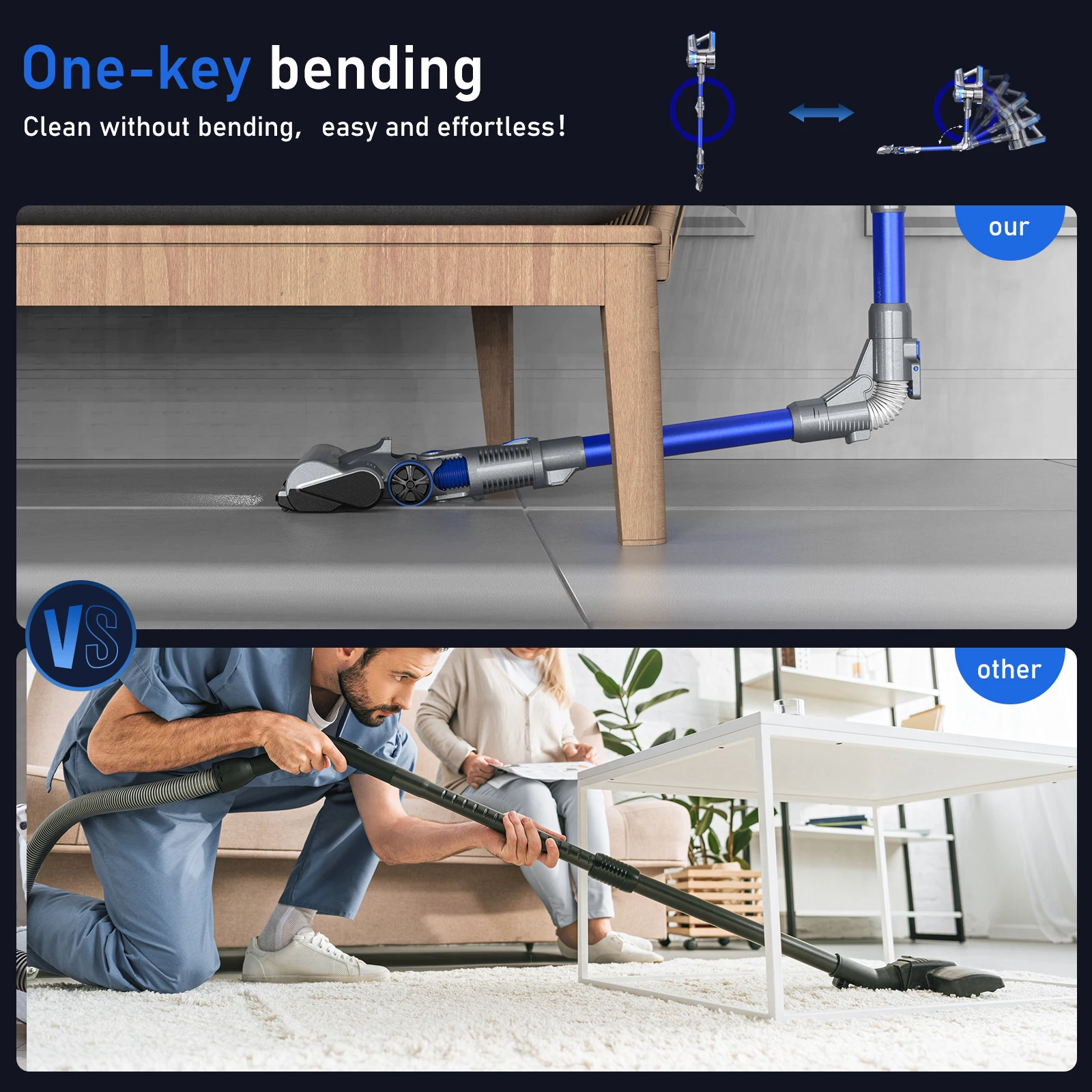 Proclean Wireless  Handheld Vacuum  Proclean BVC-107 Vaccum SIRLP Dust Collection Machine Cordless Vacuum Cleaner