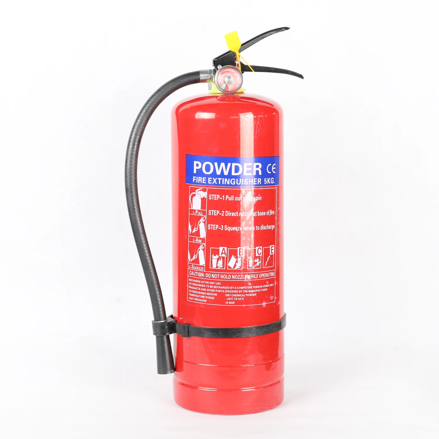 5kg hot sale abc powder fire extinguisher with pressure gauge