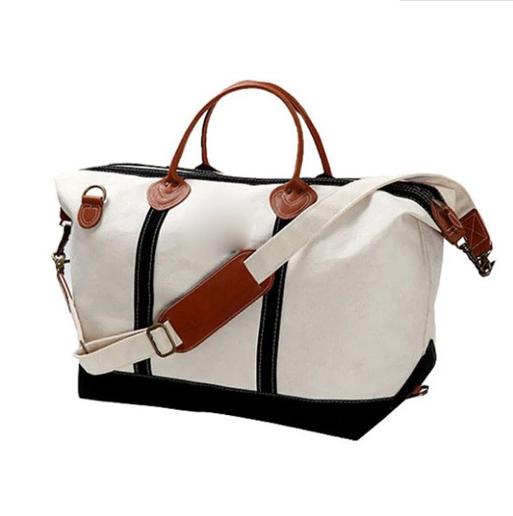 
extra size garments travel bags water proof canvas beach bag with single shoulder 