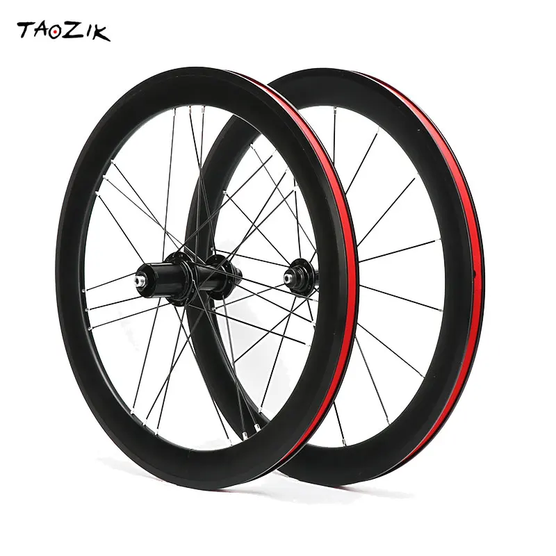 TAOZIK 11 16/21 H Speed 4 Bearings 20 Inch 406 74 mm 100 mm Road Bike Folding Bike Wheel