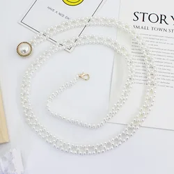 Fashion Versatile Waist Chain Pearl Waist Chain Decoration Women Waist Belt