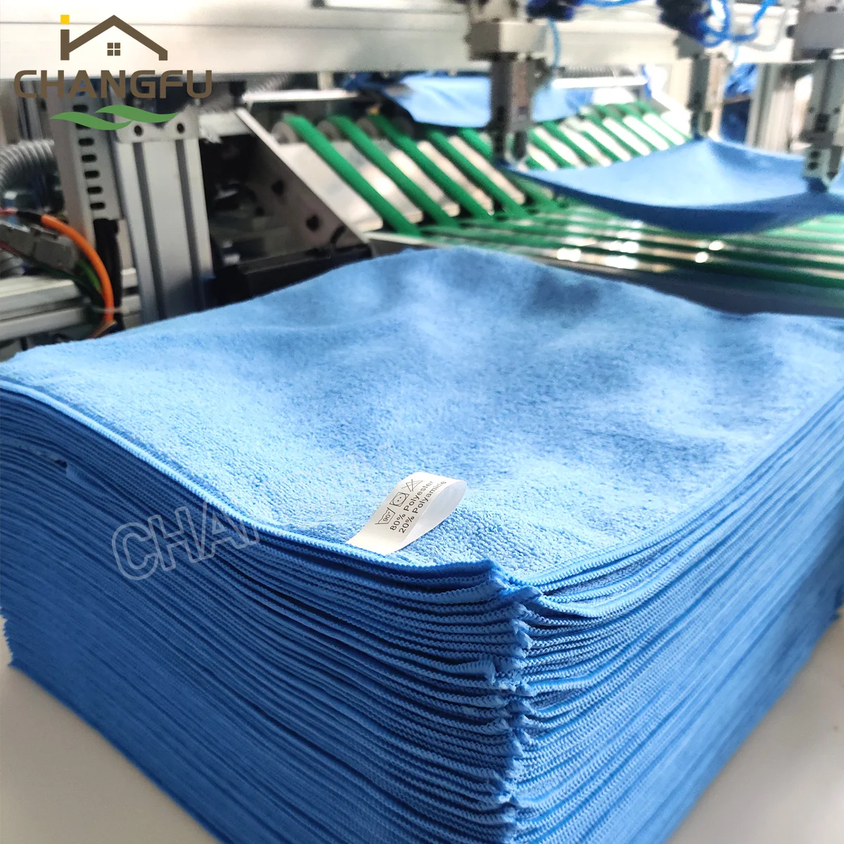 ChangFu Microfiber Automatic Overlock Home Cleaning Cloth Home Cleaning Towel