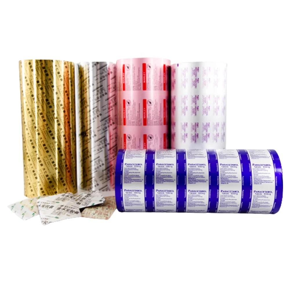 Thermal Stability Pill Tablet Capsule Packaging Aluminum Foil Blister Pack