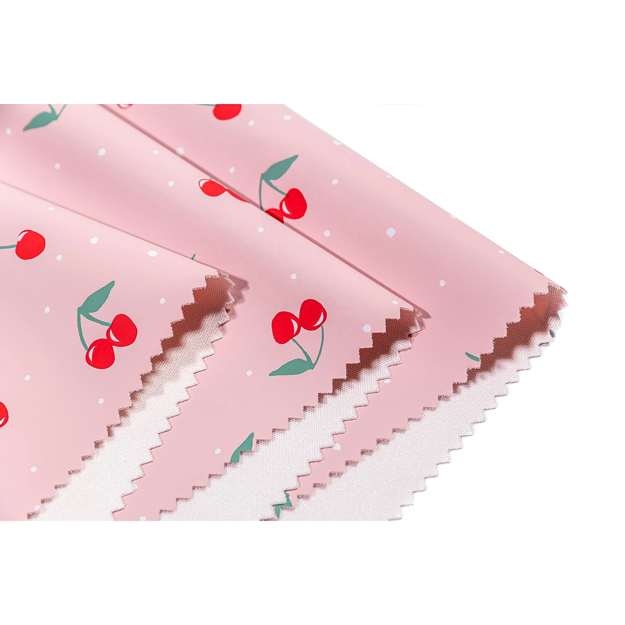 Waterproof  Printing PU  Leather Fabric for Kid Raincoat