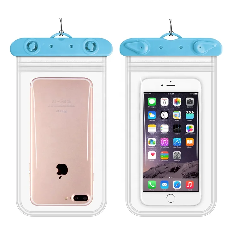 cheap full cover lightweight colorful pvc universal swimming diving snorkeling waterproof cell phone case