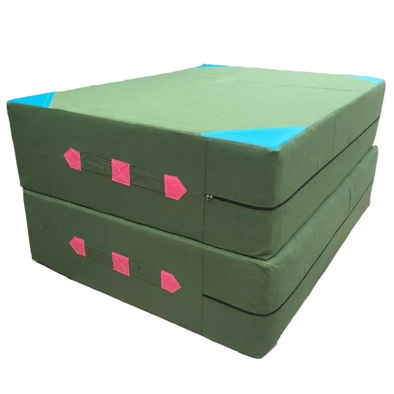 wholesale high quality anti slip folding fitness exercise mats large gymnastic mattress
