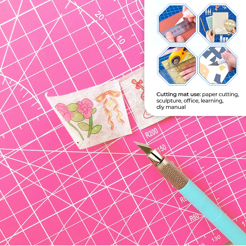 Spot Wholesale Patchwork Pattern cutting mat Antimicrobial 2mm thickness a0 cutting mat