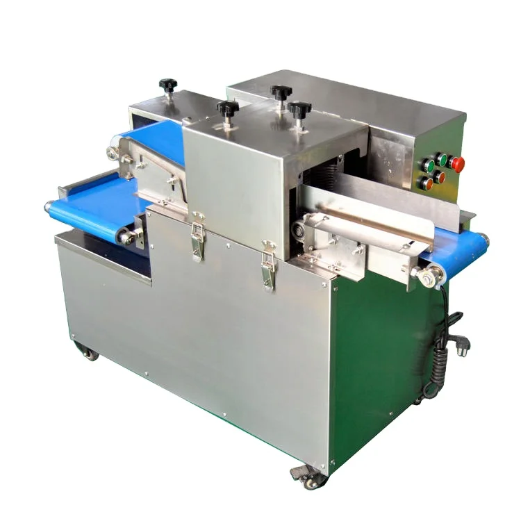 Industrial Butchery Pork Beef Mutton Meat Slicer Chicken Cube Cutting Strips Cutter Machine