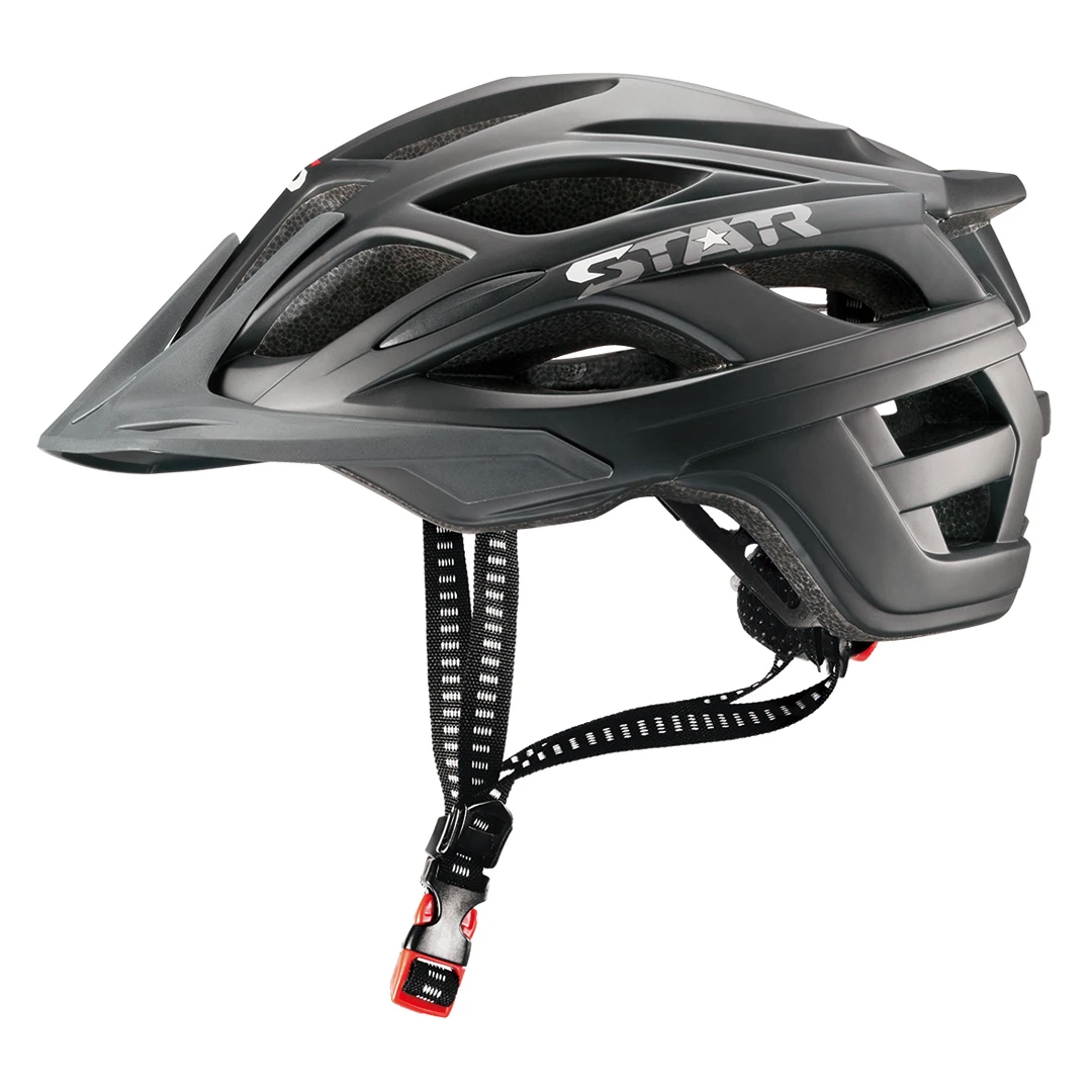 Bike helmet with visor CE CPSC approved in mold Bicycle Adjustable Helmet casque de velo casco da bici for Youth and Adult