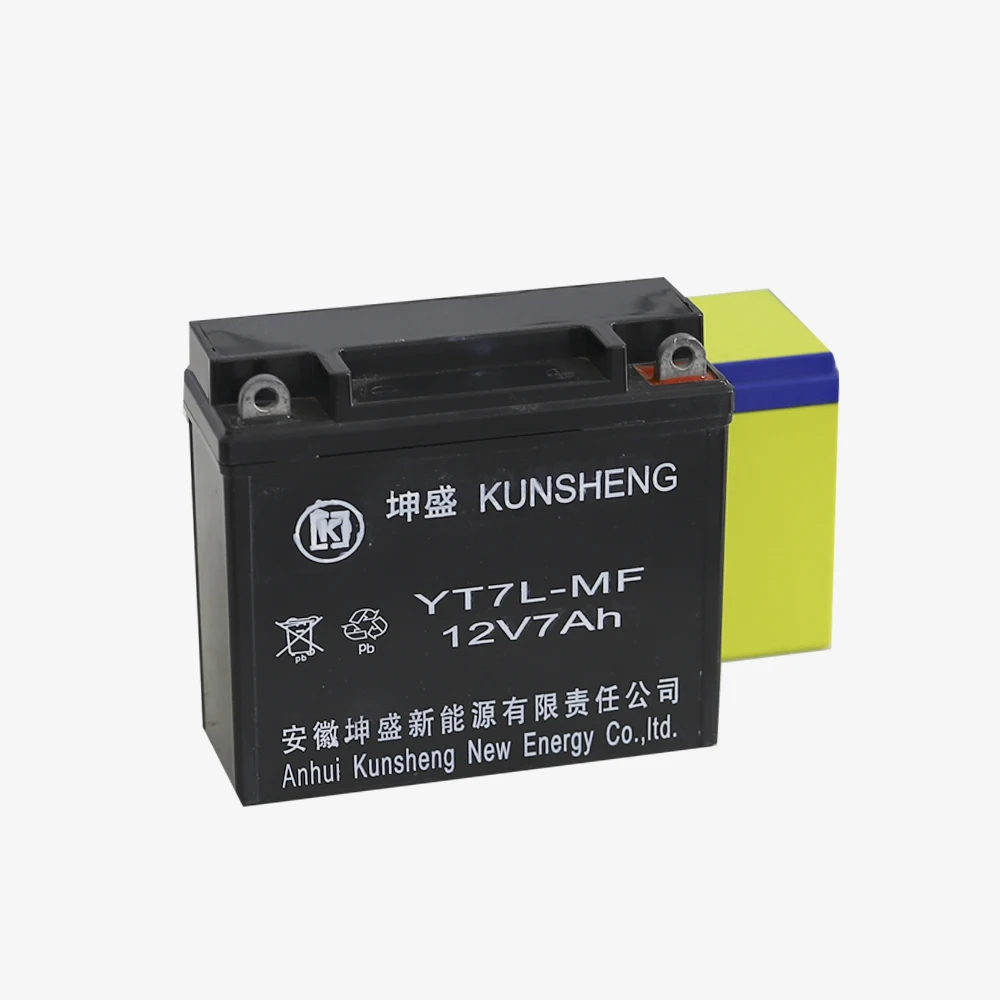 New Product Long Life Motorcycles Start Battery Motor 12V 7AH YT7L-MF For Starter Battery