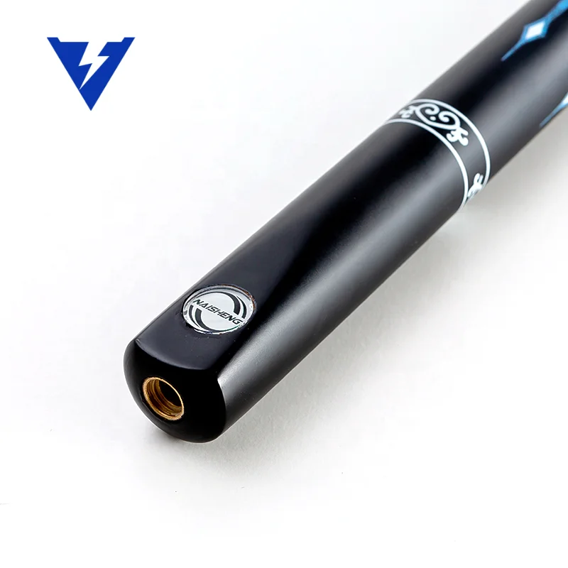 RTS One Piece Cue 10mm-tip suitable for snooker pool game with extension handle screw hole Billiard Cue Sticks