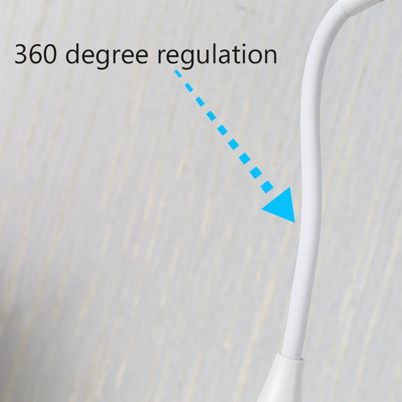 Высокая энергия 5 Вт белый сенсорный диммер зажим гибкий ночной кабинет Led Настольная лампа usb Светодиодная гибкая лампа