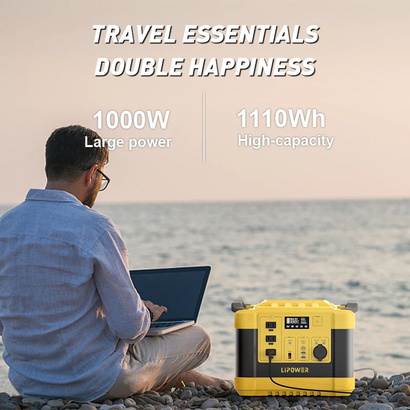 Lipower 1120wh 1000 Вт система генератора солнечной энергии полный комплект солнечная электростанция 1 кВт панель портативная