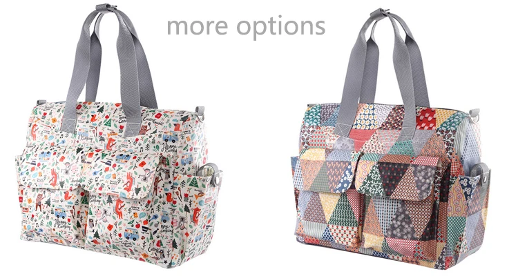 Hight Quality Customized Big Waterproof Baby Essential Mum Diaper Bag