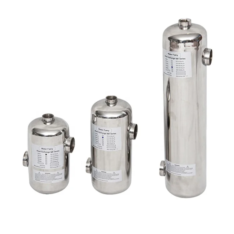 Hot sale swimming pool shell and tube heat exchanger