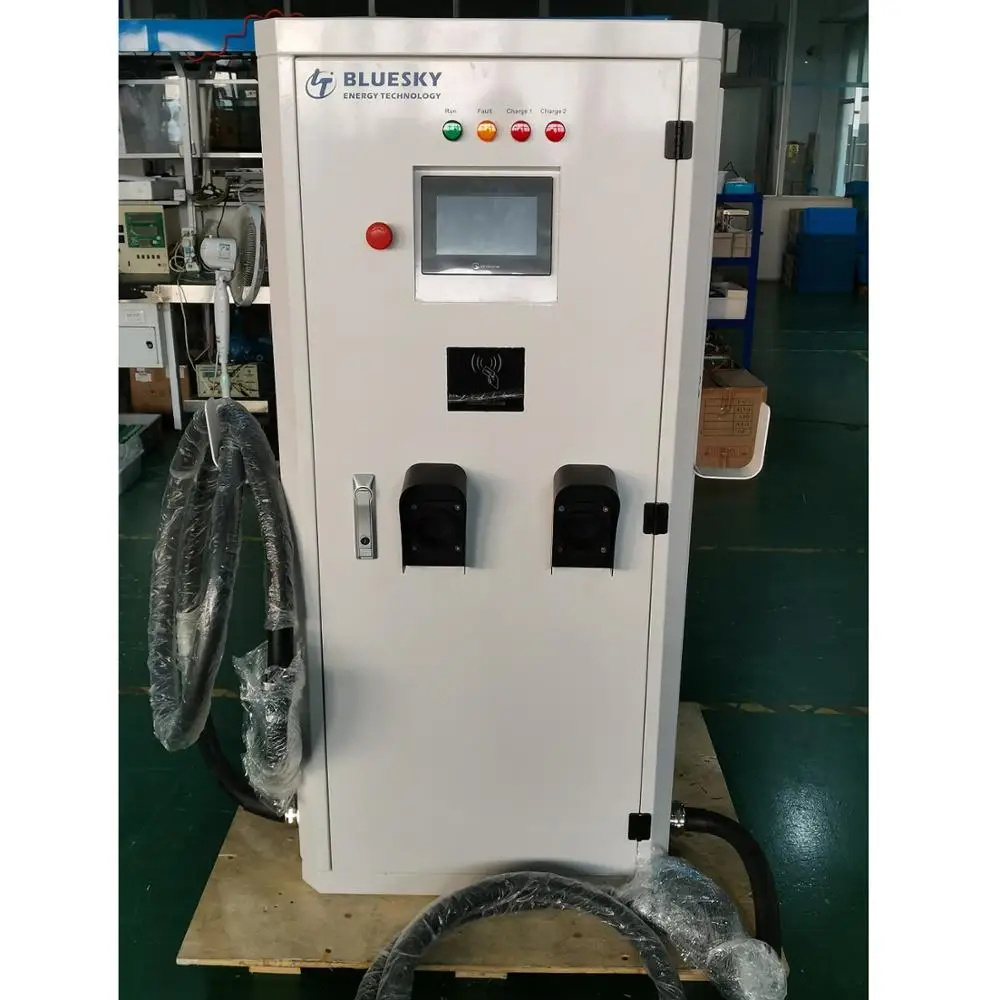 Одобренное CE зарядное устройство 50 кВт CCS и Chademo EV для электрической автомобильной зарядной станции
