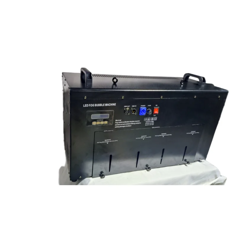 New bubble fog machine 1500w 4 heads RGBW 4 in 1 Led stage effect machine DMX with remote control