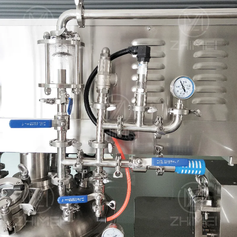 Intelligent Lotion Cream Liquid Ointment Toothpaste Mayonnaise Mixing Machine Vacuum Homogenizer Emulsifier Emulsifying