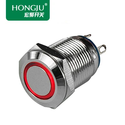 Direct Selling Metal Pushbutton Switch With Light 20 Years Quality Guarantee