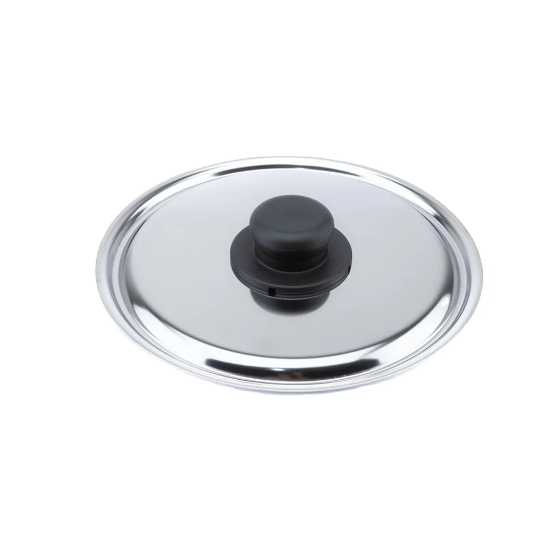 Lids Handle for Cook Cooking Dishes Pot Great Price Steel Stainless Steel Italy Cover Diameter Cm 32 with Sleeve and Black OEM