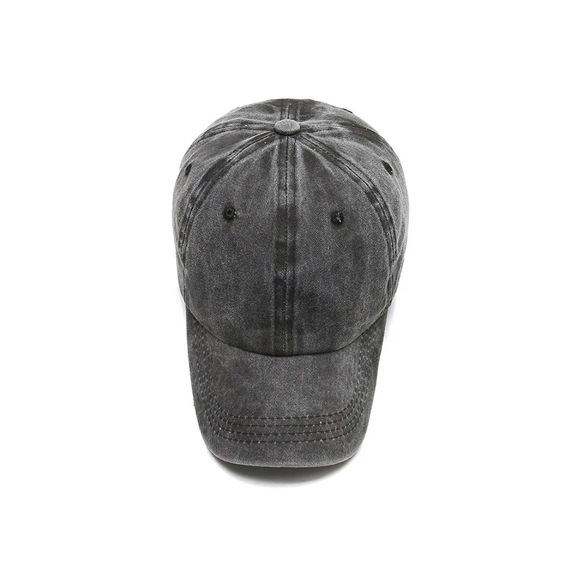 Factory Sale Custom Made Embroidered Logo Sports Caps Washed Cotton Distressed Dad Hat