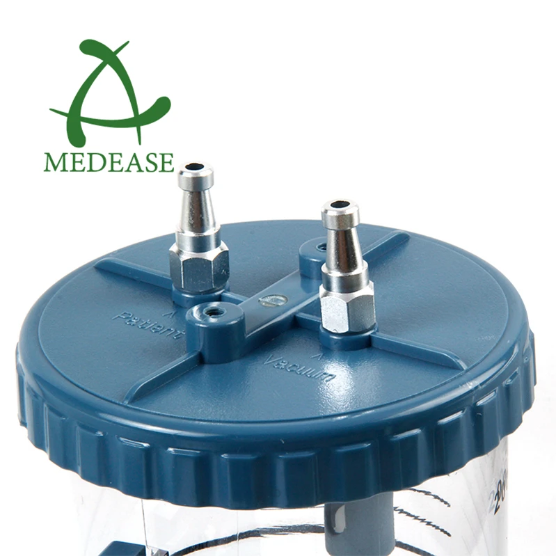 Autoclavable Suction Bottle Medical Suction Jar 1L 2L 4L for Suction Machine