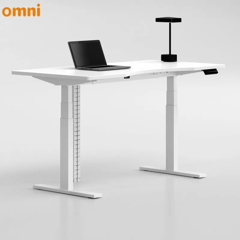 2 Motors 3 Stages Oval/round/rectangular Standing Lifting Desk Table Leg Adjustable Electric