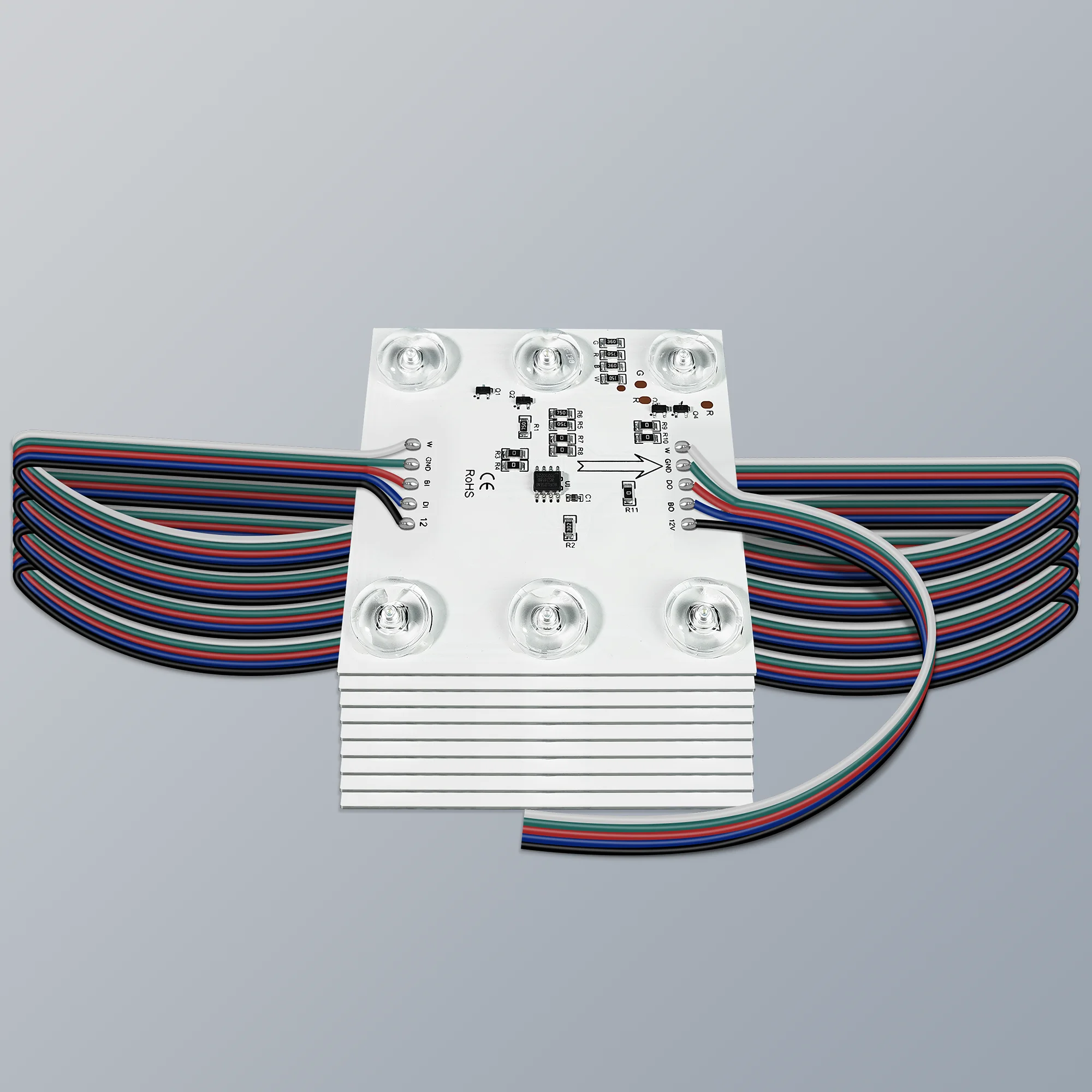 Programmable 12v ws2812 rgb digital led strip light 3030 2835