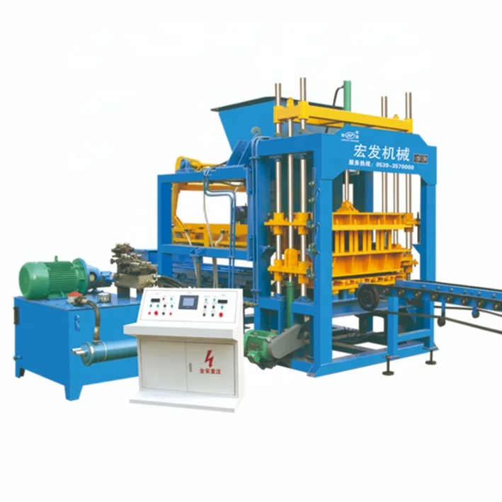 Qt10-15 Fully Automatic Insulation Concrete Block Production Line Cure System Featuring PLC Motor Core Automatic Finger Cart