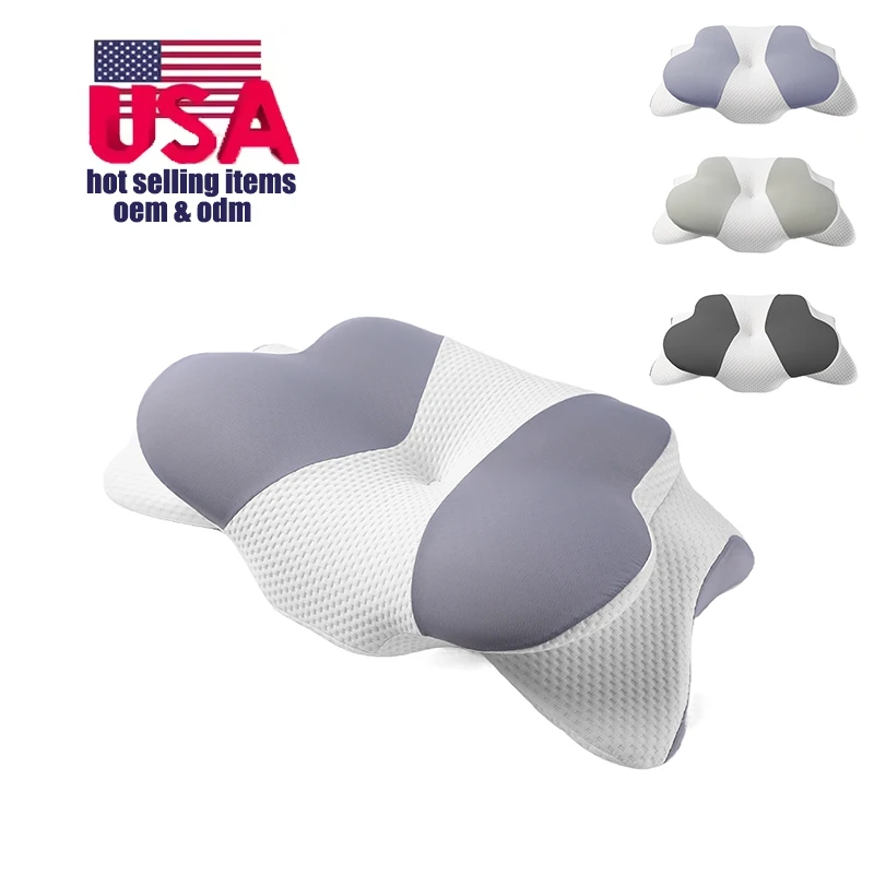 HNOS sleep a head pillow neck and shoulder pain sleep comfortable sleeping tube memory foam pillow