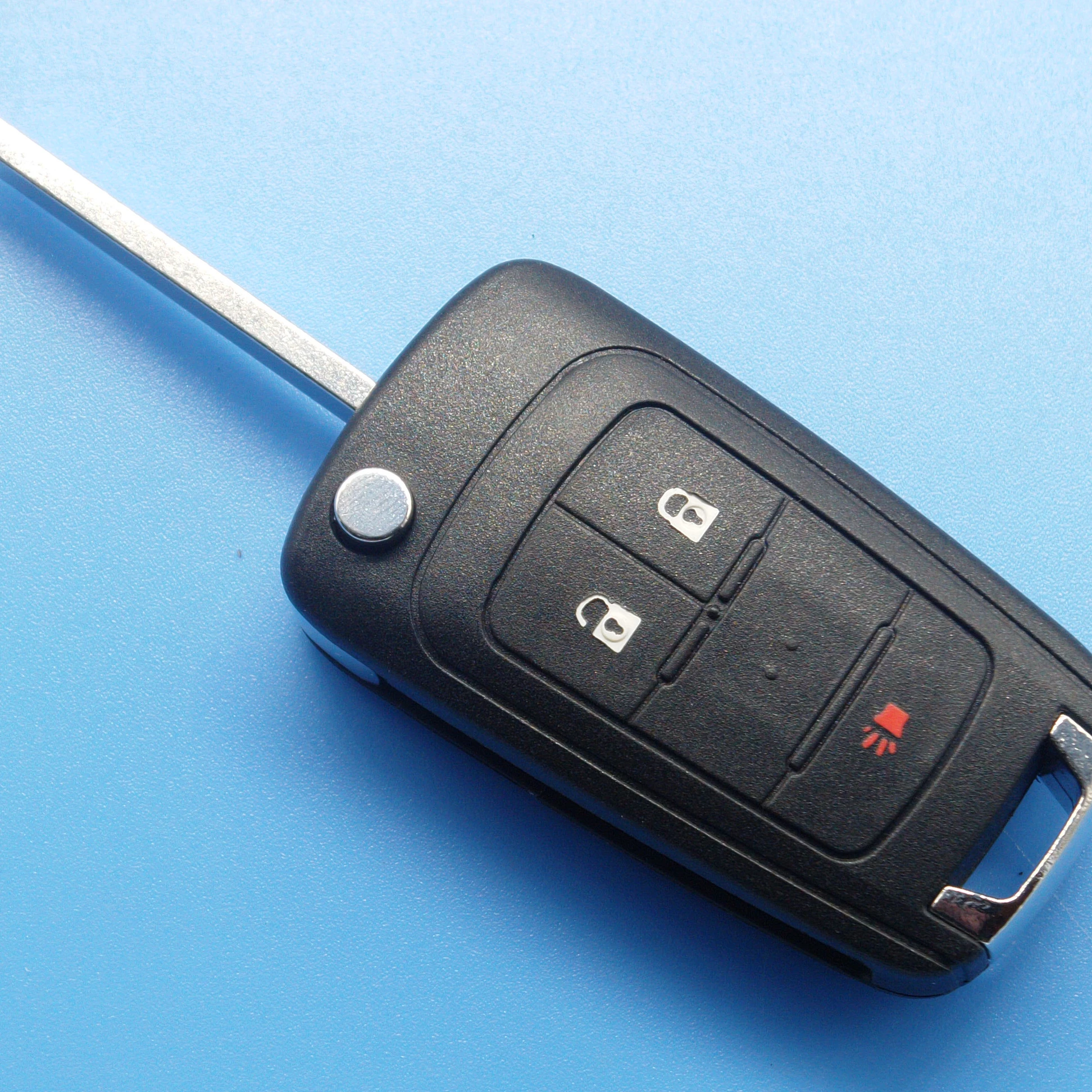 3 buttons flip remote key fob case cover housing blank for C-hevrolet Aveo Orlando car key