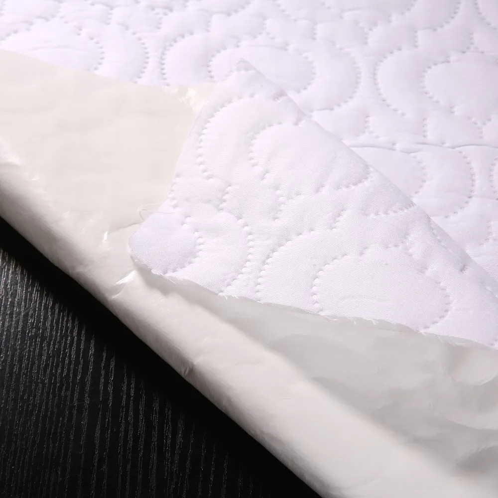 PUL quilting fabric factory supply terry cloth (70% Bamboo 30% Polyester)  laminated with TPU for waterproof mattress protector