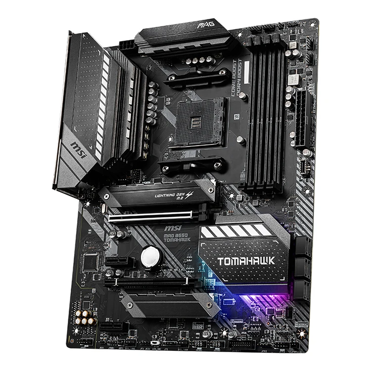 Original New MSI M A G B550 TOMAHAWK Motherboard Support AMD 3600/5600X/5800X  Socket AM4 CPU AMD B550 Motherboard