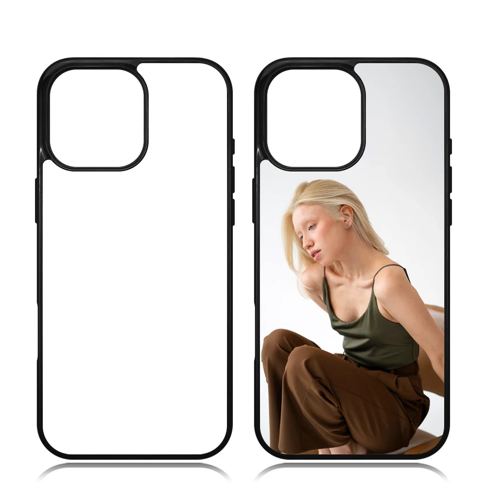 Sublimation Mobile Covers 2D TPU PC Cell Phone Cases Blank Sublimation Phone Case For IPhone 14 15 16 pro  16 plus  16 pro max