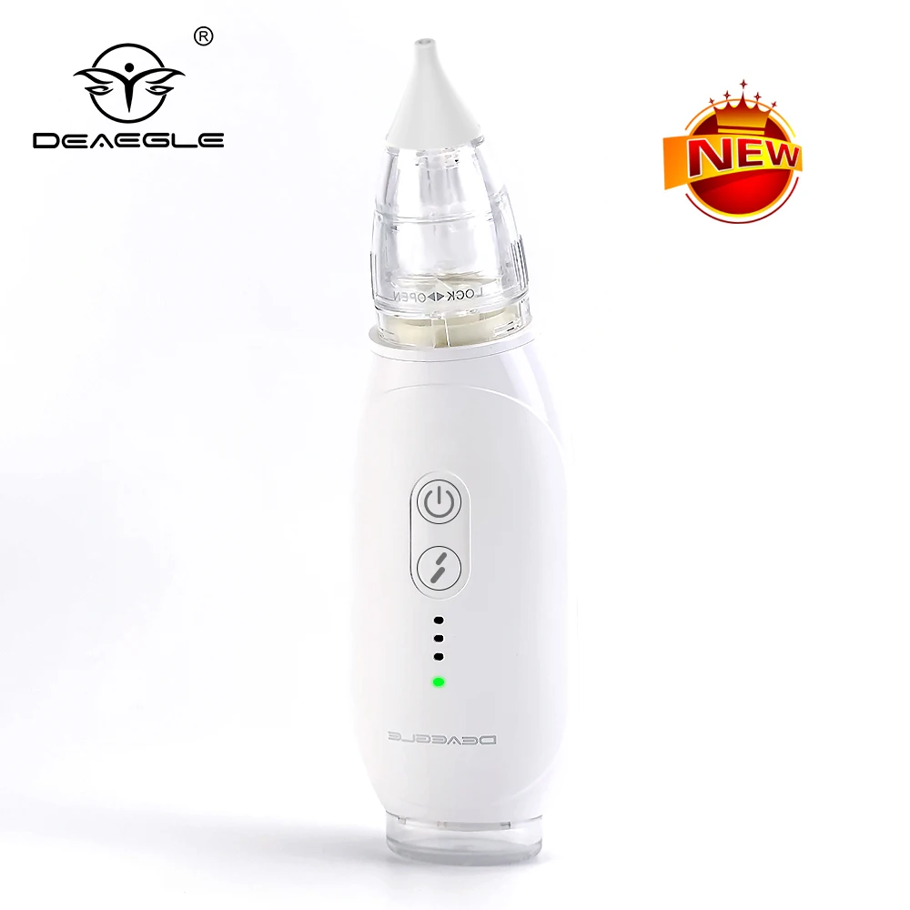 3 suction level strong power 55-65-75kpa baby nasal aspirator self-cleaning model with rechargeable battery