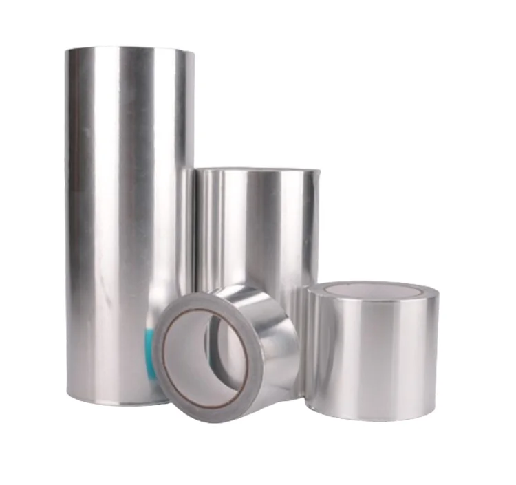 NQFIBER Hot Sale Manufacturer Silver Self-Adhesive Waterproof and Fireproof Sealing Aluminum Foil Tape