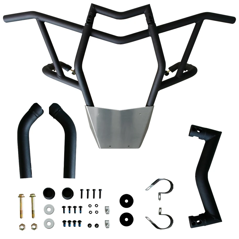 UTV ATV Accessories Can am Maverick X3 MAX Rear Bumper Bar with Aluminum Guard