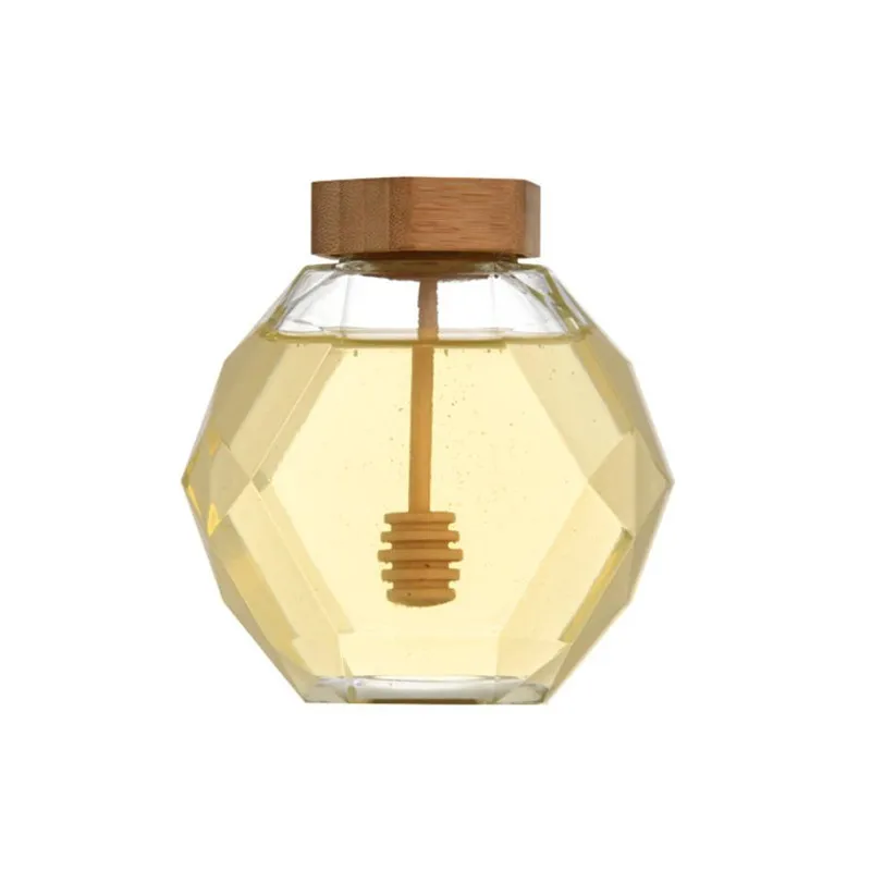 
Manufacturer 8oz Round Shape Glass Jar For Honey Jam Jelly With Metal Lid 