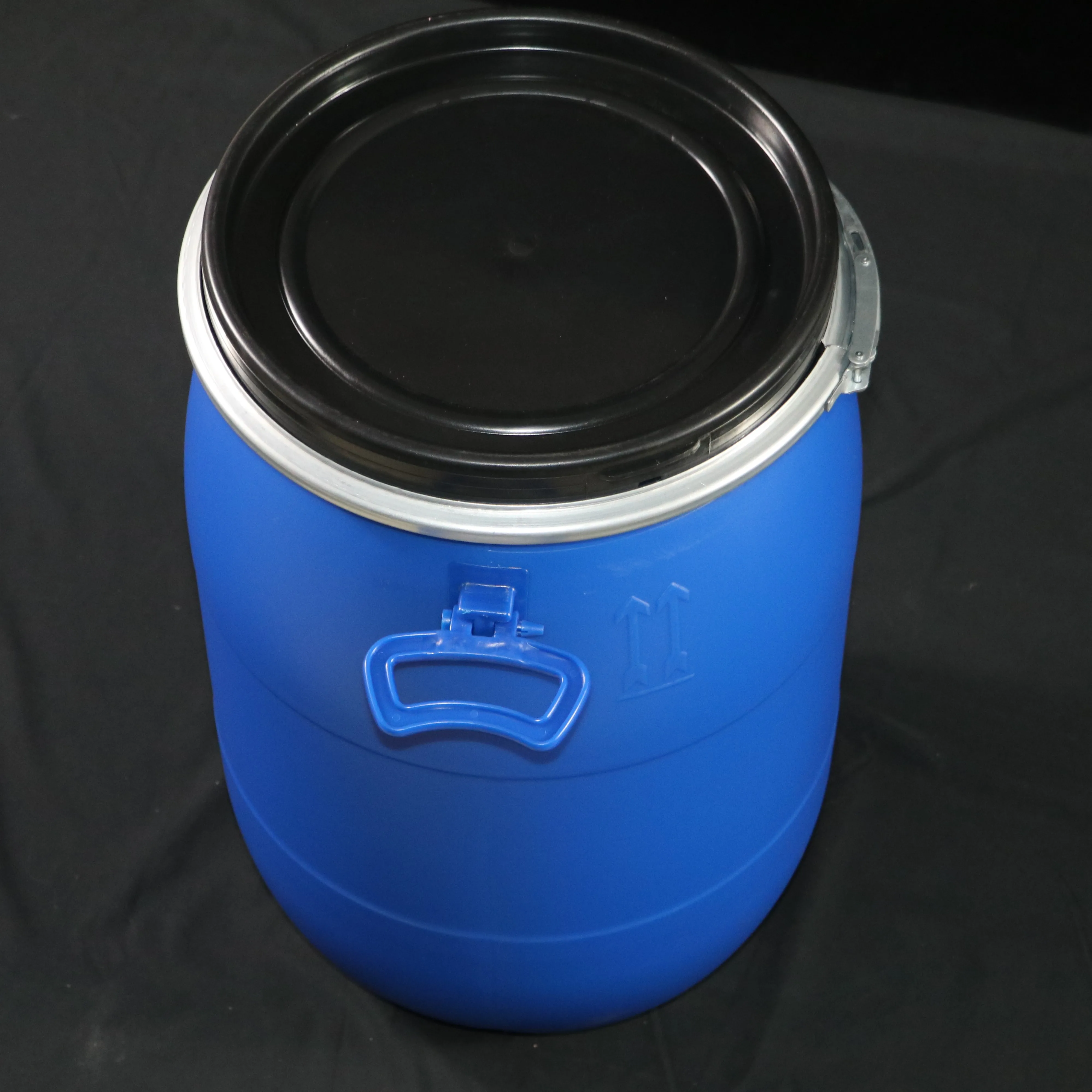  Синий пластиковый барабан с открытым верхом HDPE 60
