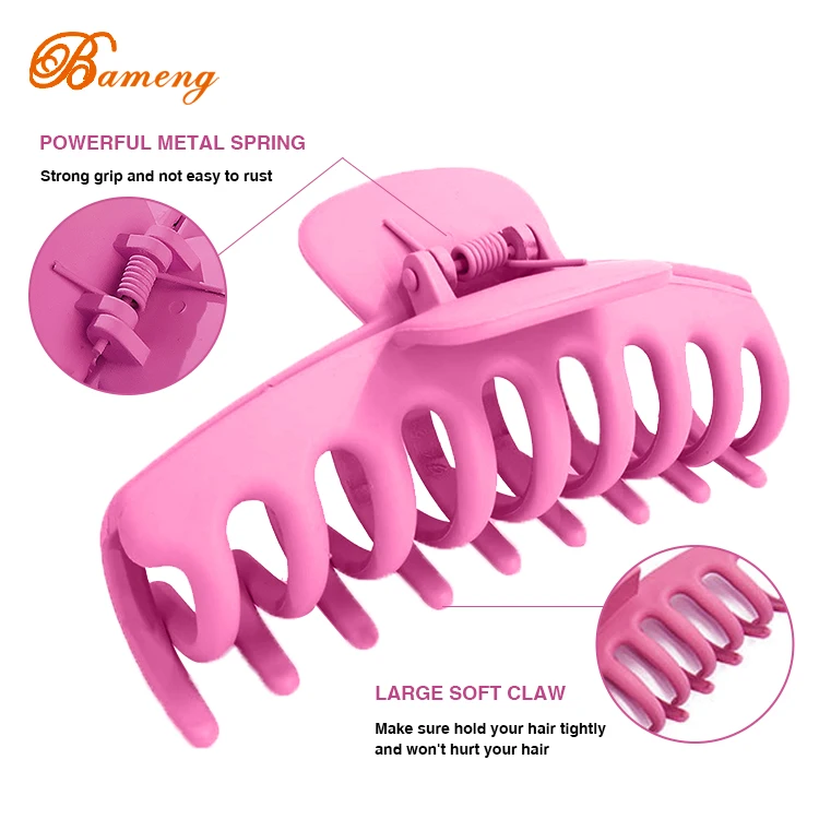 Нескользящие большие заколки для волос женщин и девочек супер прочные Милые Акриловые толстые