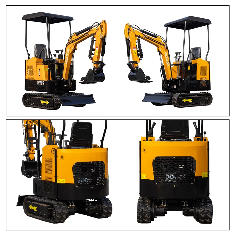 HT15 Earth Moving Machinery Mini Excavator Digger 1.5 Ton Factory Wholesale CE/EPA for Sale