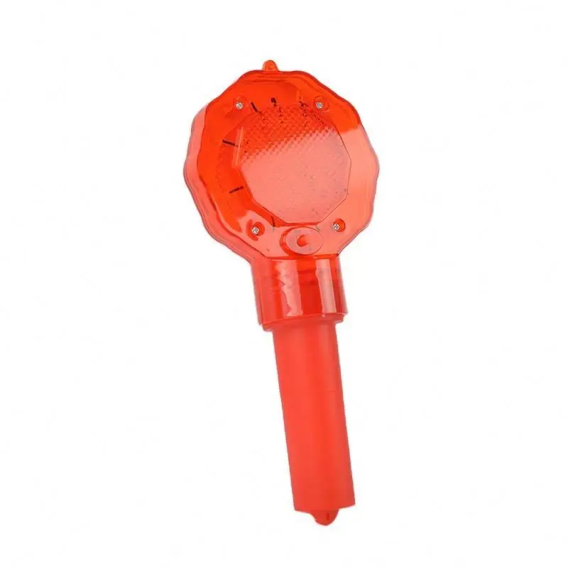 Hand-held plum blossom warning light Traffic road warning LED lamp bead warning light Stop sign traffic indicator