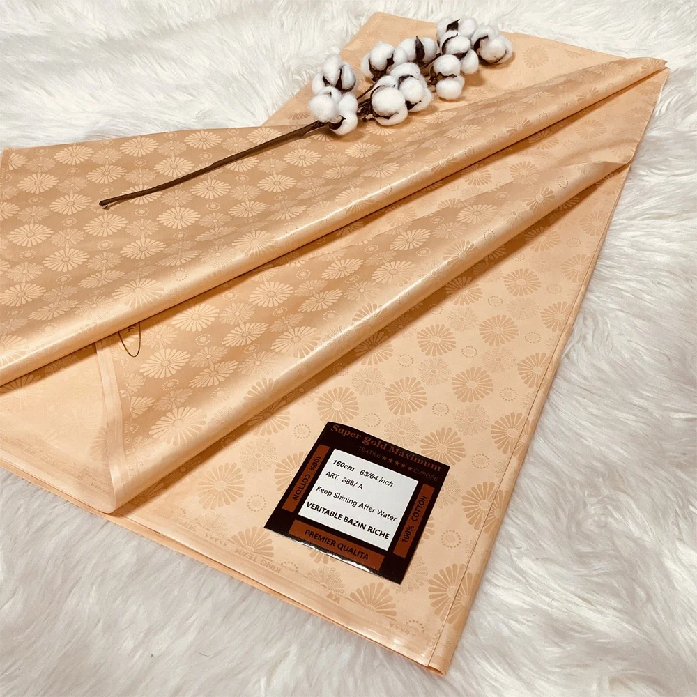 ACI Германия качественный базин богатый супер Magnum Золотой Оригинал 70X70 160 см Мали Дамаск жаккардовая парчовая ткань хлопковый Текстиль