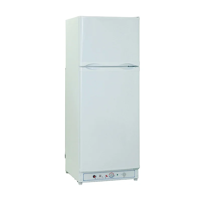 AC Refrigerator LPG Double Door Fridge Gas Refrigerator for Home TDG-185D1