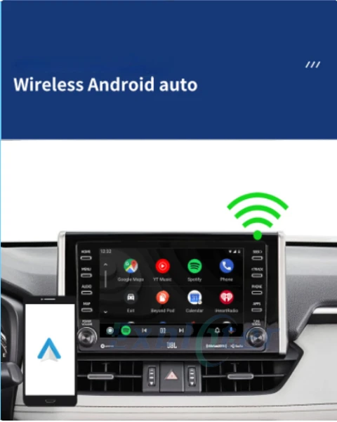 Прямая поставка с завода, беспроводная приставка CarPlay Ai Box Android 12 OS, APP Player, беспроводная приставка Android Auto WiFi 4G LTE NetFlix Ai Box