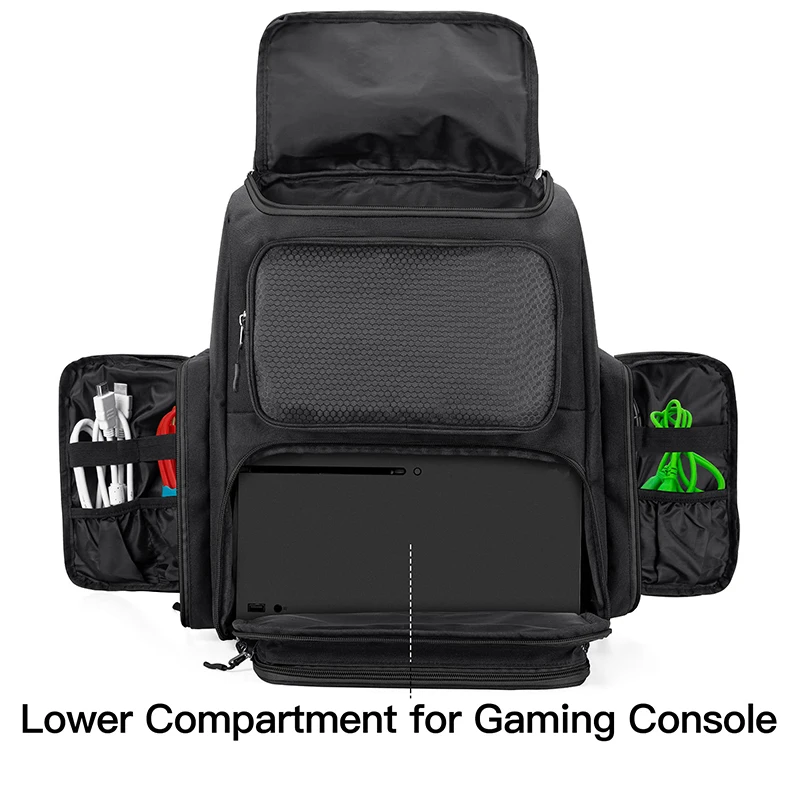 Travel Carrying Case Compatible with Xbox Monitor Storage Case Inner Divider for Game Console and Other Gaming Accessories