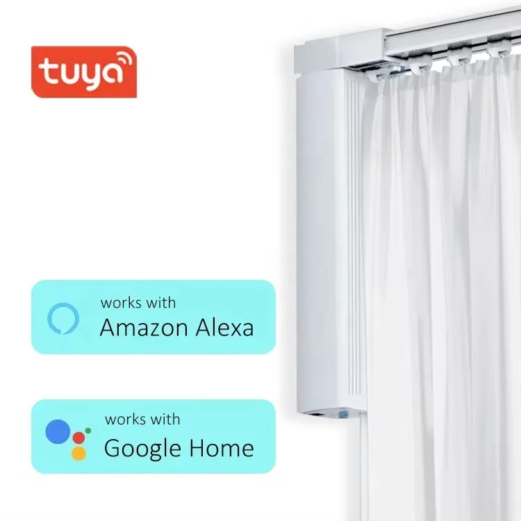 Smart Home Customizable Motorized Curtain Remote Control Electric Automatic Curtain Motor Robot motor para cortinas inteligentes