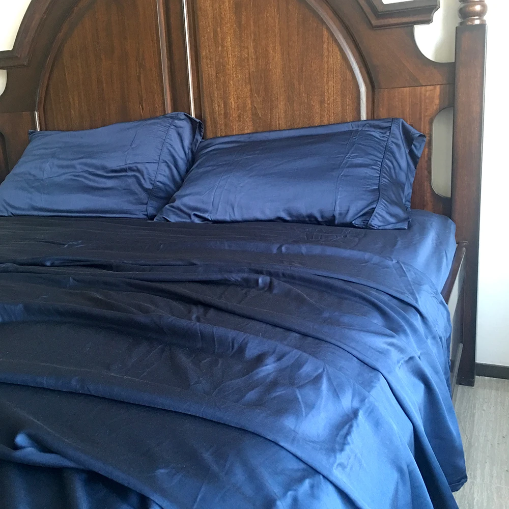 LZ 300TC 100% organic bamboo bed linen luxury smooth silky soft natural bamboo bed sheets set