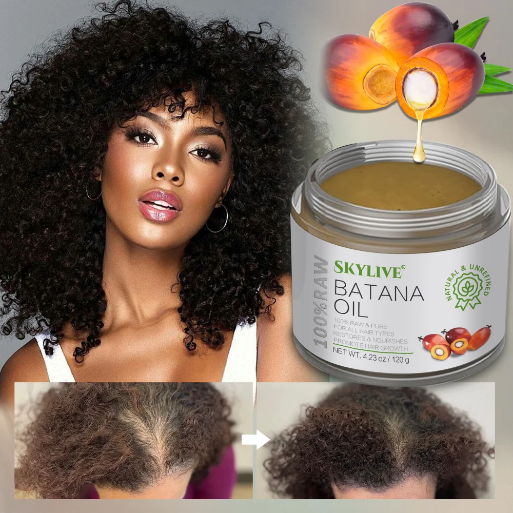 New Trend 100% Pure Batana Oil Organic Help Hair Growth Faster And Reduce Hair Loss Batana Oil For Hair Growth