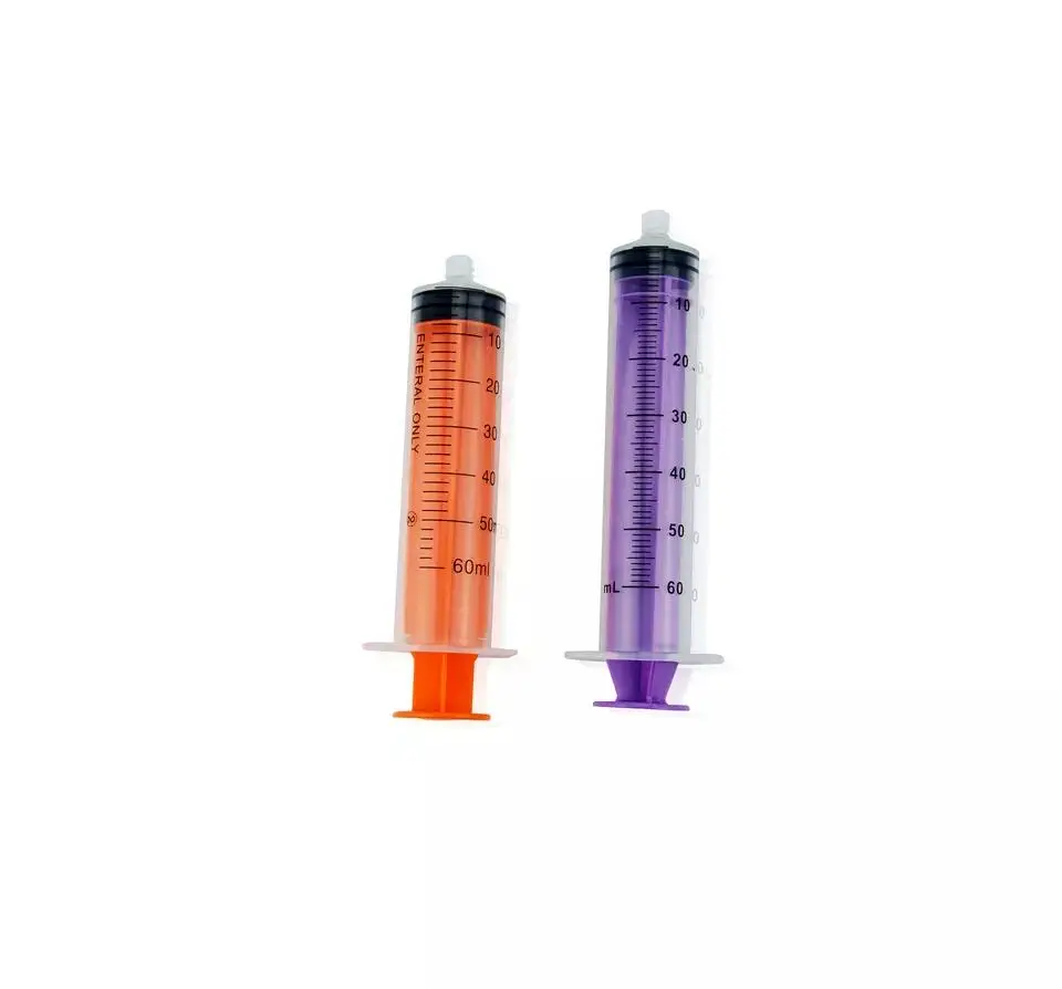 For Sale Feeding Syringe Disposable Medical Plastic Sterile 2ml 3ml 5ml 10ml 20ml 40ml 50ml 60ml 5 100 ml With Without Needle